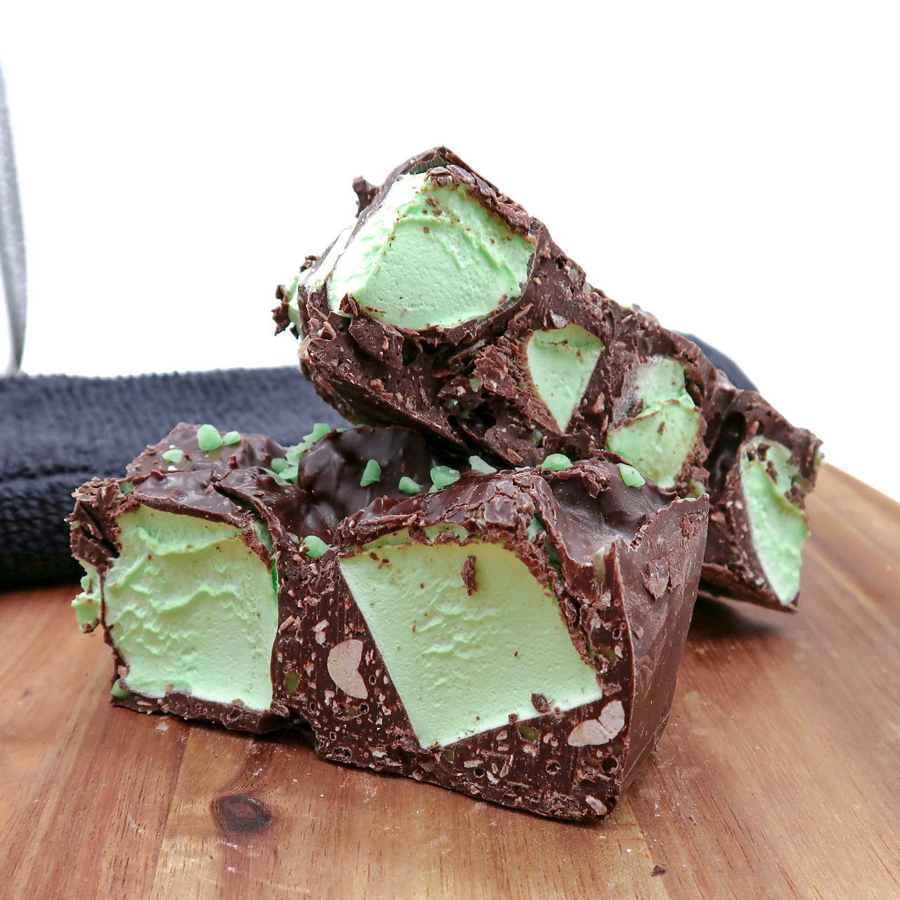 Dark Chocolate Mint Rocky Road