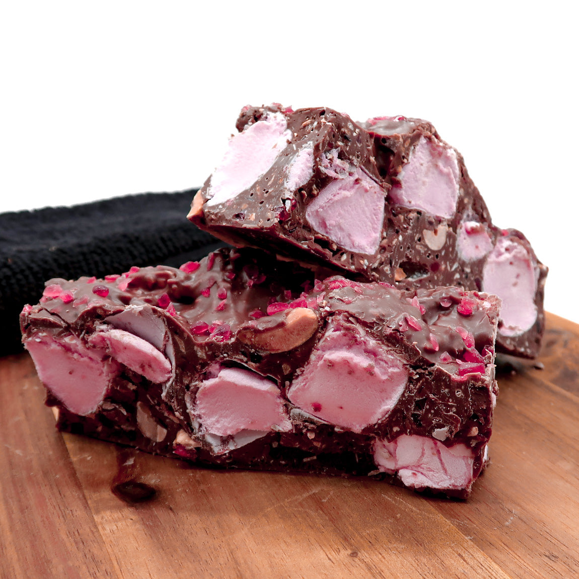 Milk Chocolate Raspberry Rocky Road