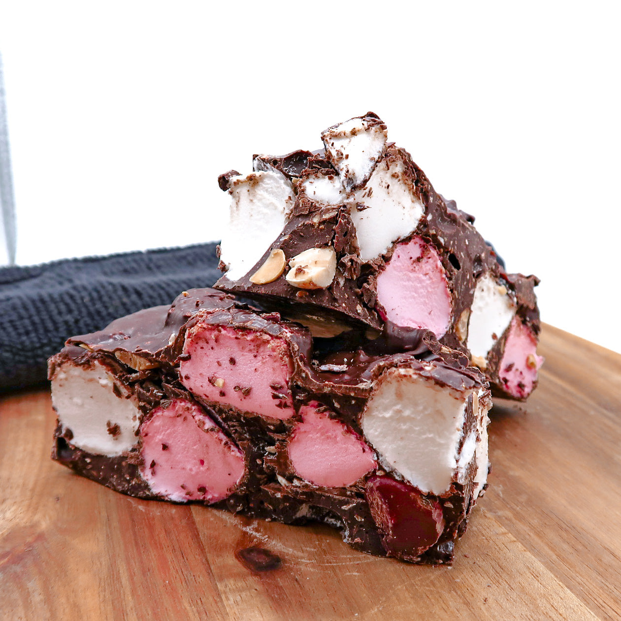 Dark Chocolate Rocky Road – Chocolate On The Rocks